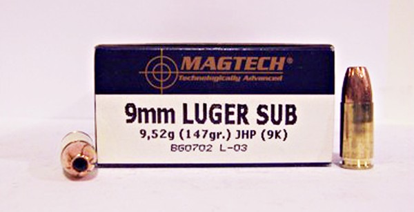 MAGTECH 9K 9MM 147JHPSUB 50 - 556 Black Friday Promotion